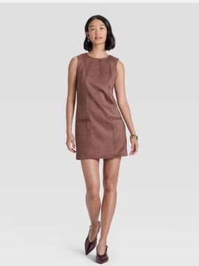 Faux Suede Mini Dress - A New Day